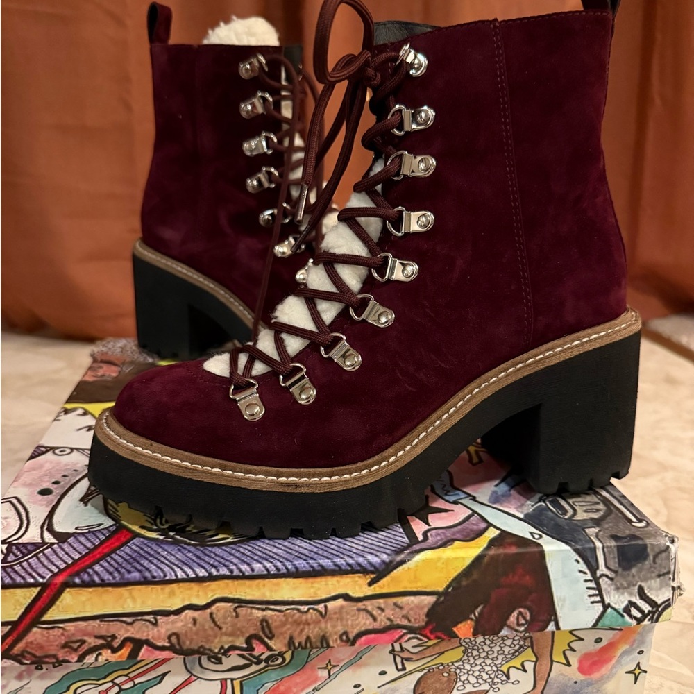 Jeffrey Campbell Platform Lace Up Booties
